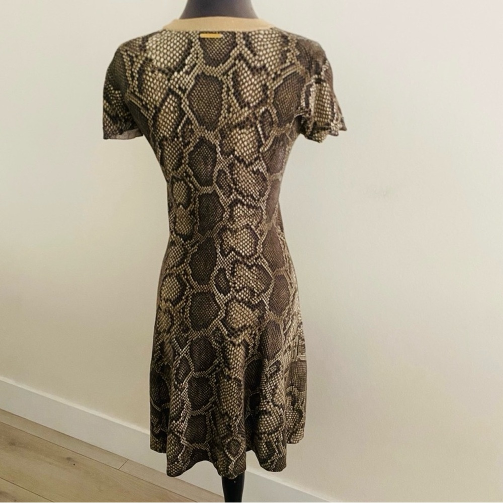 Michael Kors Python Snake Print Short Sleeve Swea… - image 4